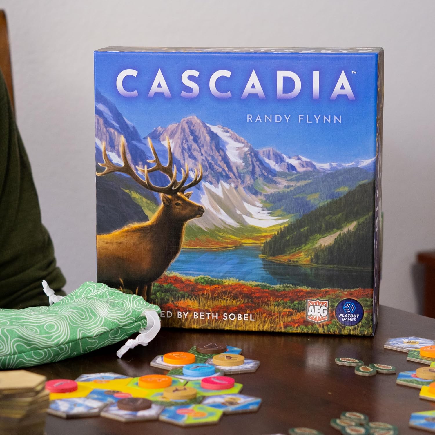 Cascadia Board Game Components