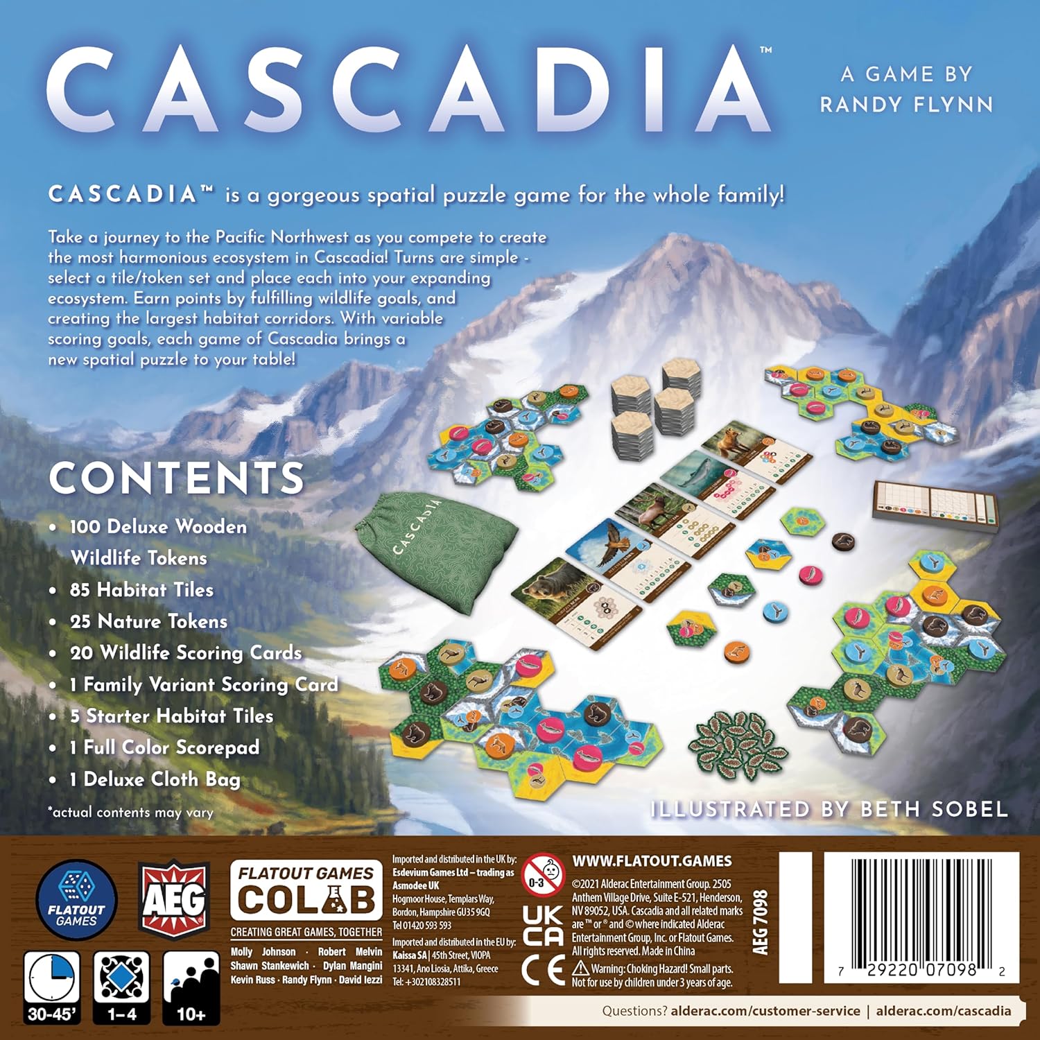 Cascadia Wildlife Tokens
